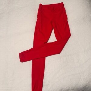 Athleta Vibrant Red Leggings